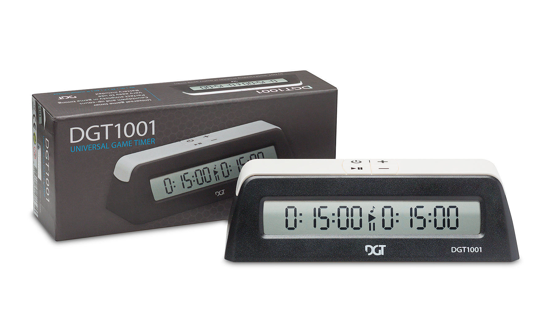 DGT 1001 Negro - Reloj de ajedrez para colegios y clubes - DGT 1001 Negro - Reloj de ajedrez para colegios y clubes