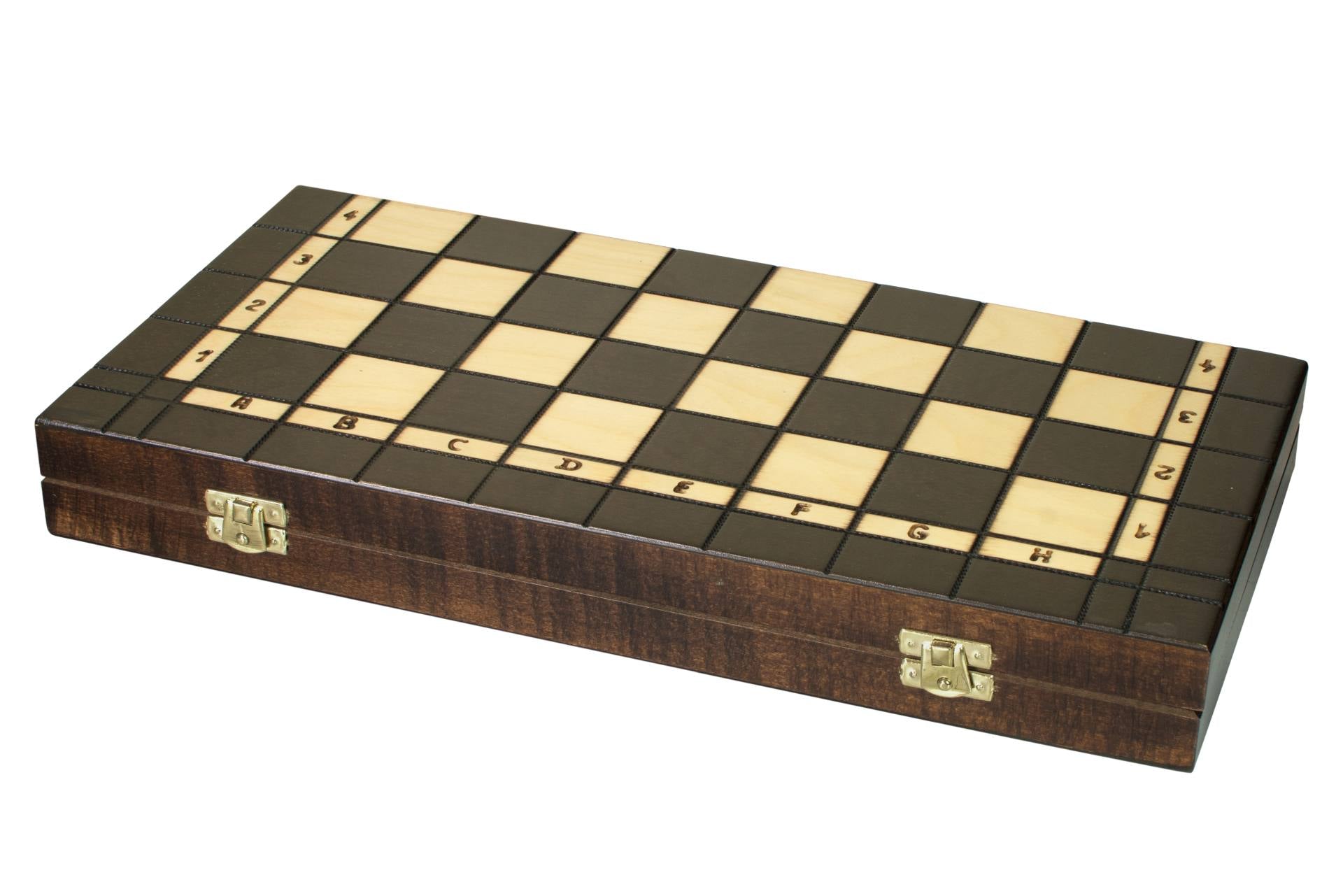 JUEGO DE MADERA 3 en 1 (40x40cm) CHASETS + WARCABS + BACKGAMMON - JUEGO DE MADERA 3 en 1 (40x40cm) CHASETS + WARCABS + BACKGAMMON