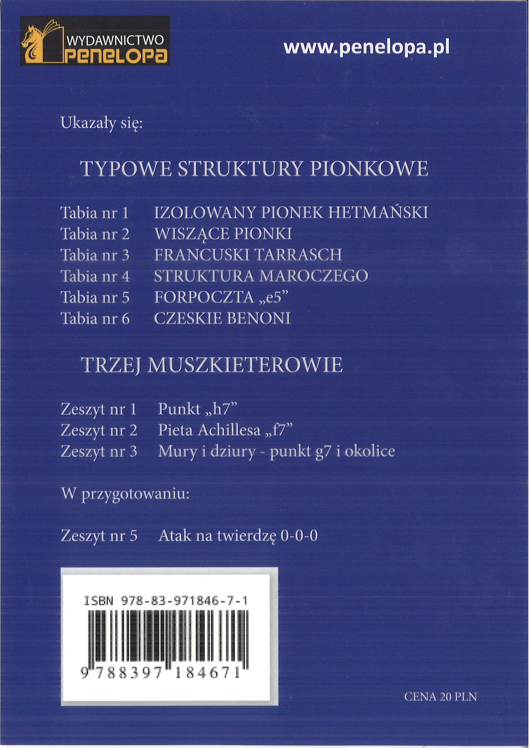 Trzej Muszkieterowie zeszyt nr 4 "O specyfice ruchu h7-h6 (h2-h3)" - I. Gawle, J. Moraś - Trzej Muszkieterowie zeszyt nr 4 "O specyfice ruchu h7-h6 (h2-h3)" - I. Gawle, J. Moraś