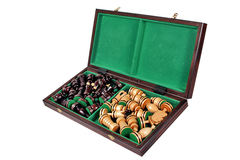 Juego de ajedrez de madera plegable Blasón 49 x 49 cm - Juego de ajedrez de madera plegable Blasón 49 x 49 cm