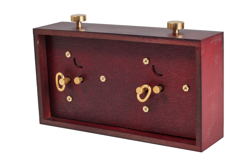 Wooden BHB chess clock without stand – DARK LARGE - Wooden BHB chess clock without stand – DARK LARGE