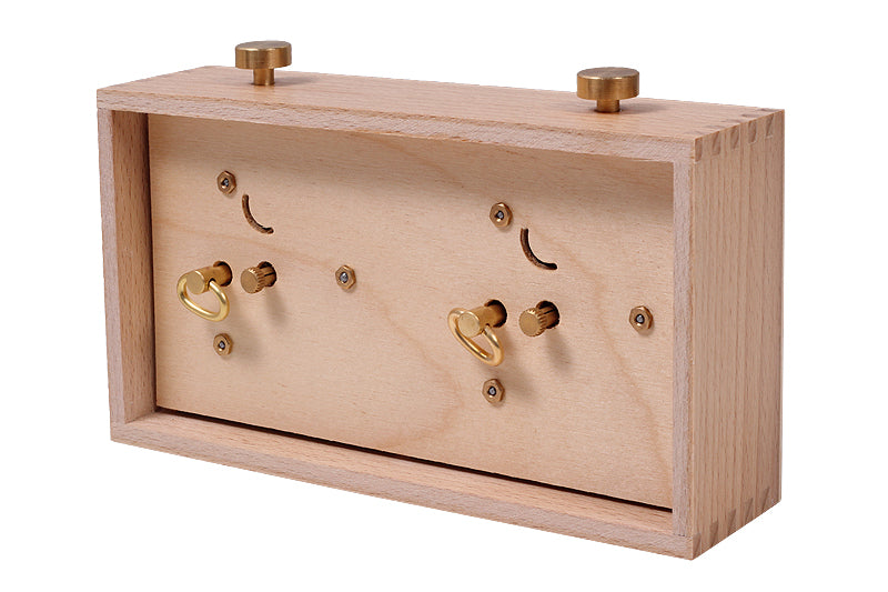 Reloj de madera BHB sin base - grande y claro - Reloj de madera BHB sin base - grande y claro