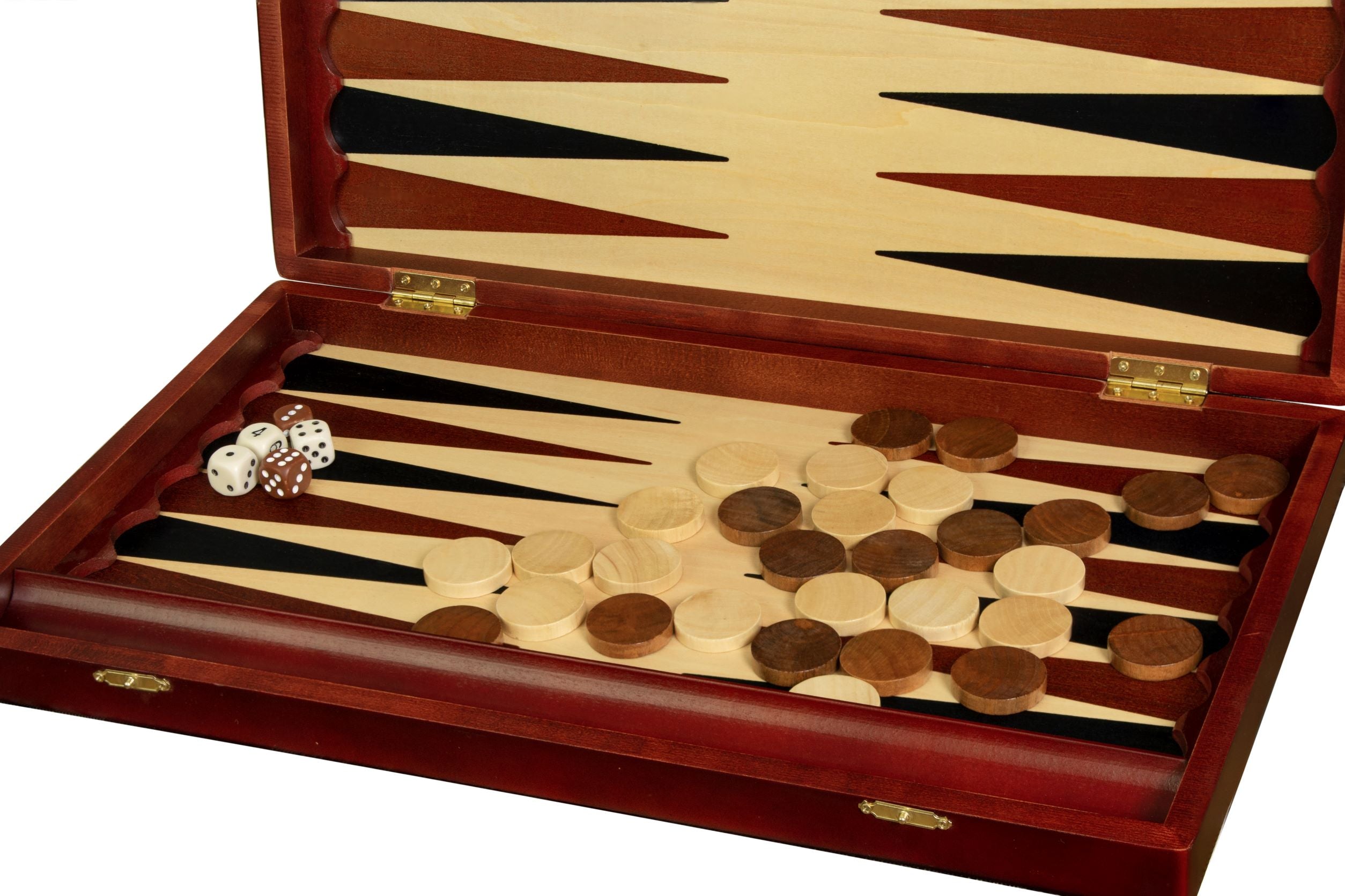 BACKGAMMON - LARGE TRICTRAK - BACKGAMMON - LARGE TRICTRAK