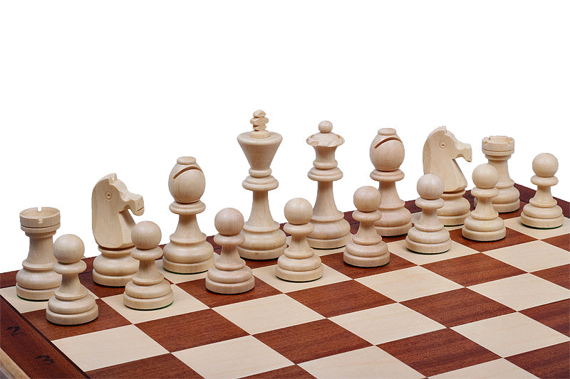 Juego de ajedrez de madera plegable Gran Maestro 50 x 50 cm - Juego de ajedrez de madera plegable Gran Maestro 50 x 50 cm
