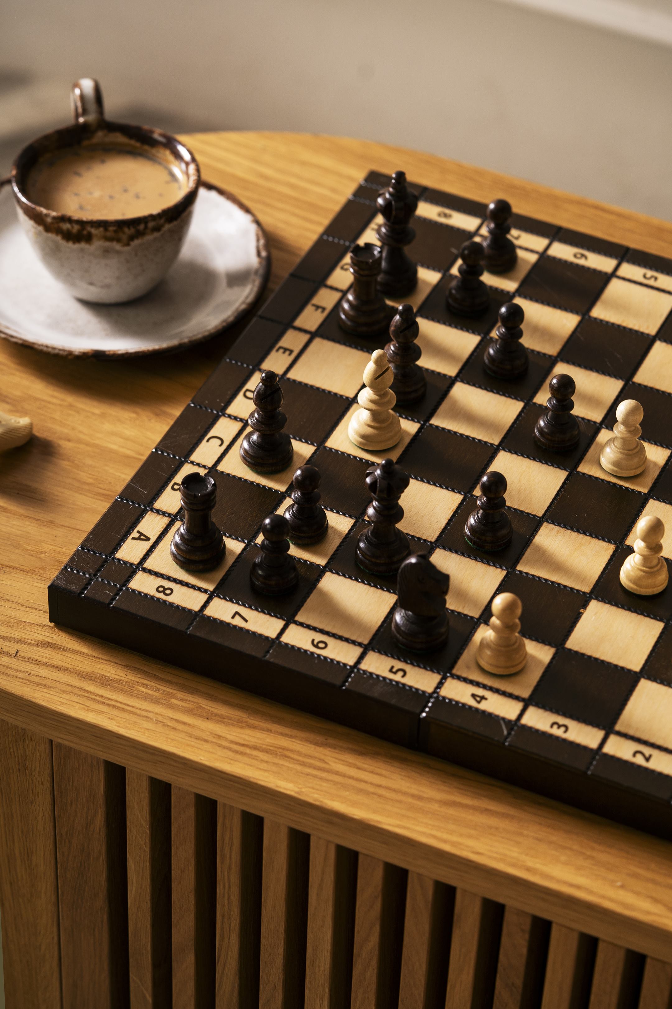 Juego de ajedrez de madera Triunfo 36 x 36 cm - Juego de ajedrez de madera Triunfo 36 x 36 cm