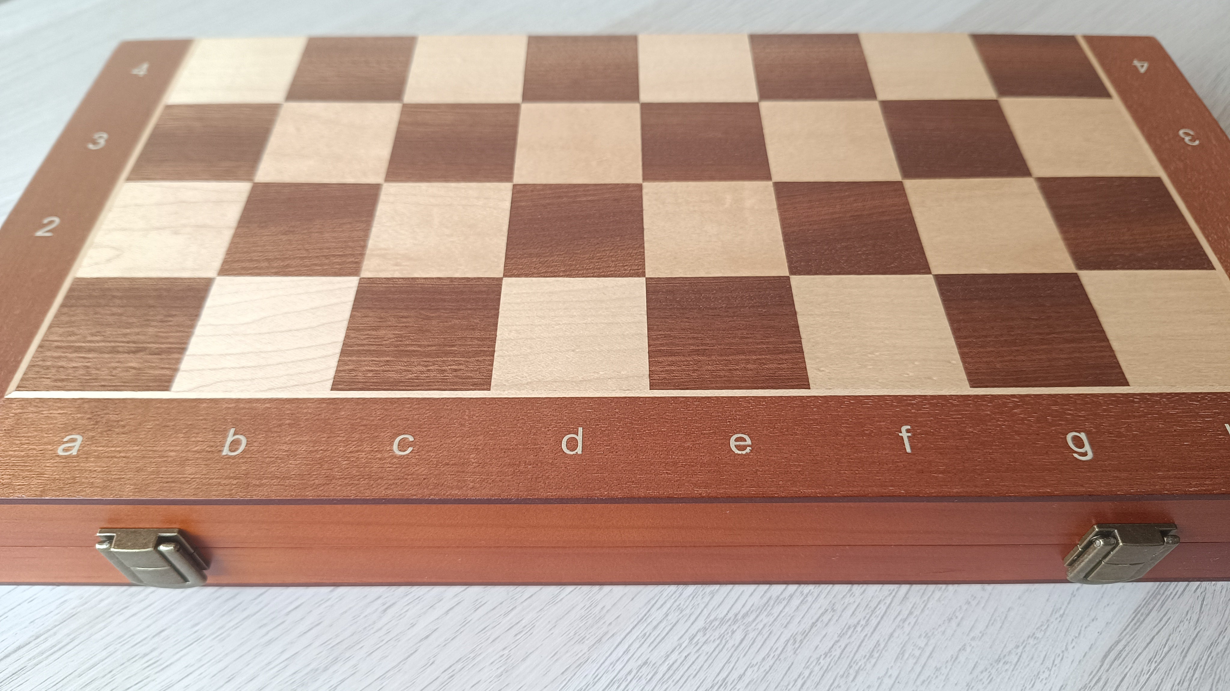 Scacchi magnetici in legno + dama in legno (38x38 cm) - Scacchi magnetici in legno + dama in legno (38x38 cm)