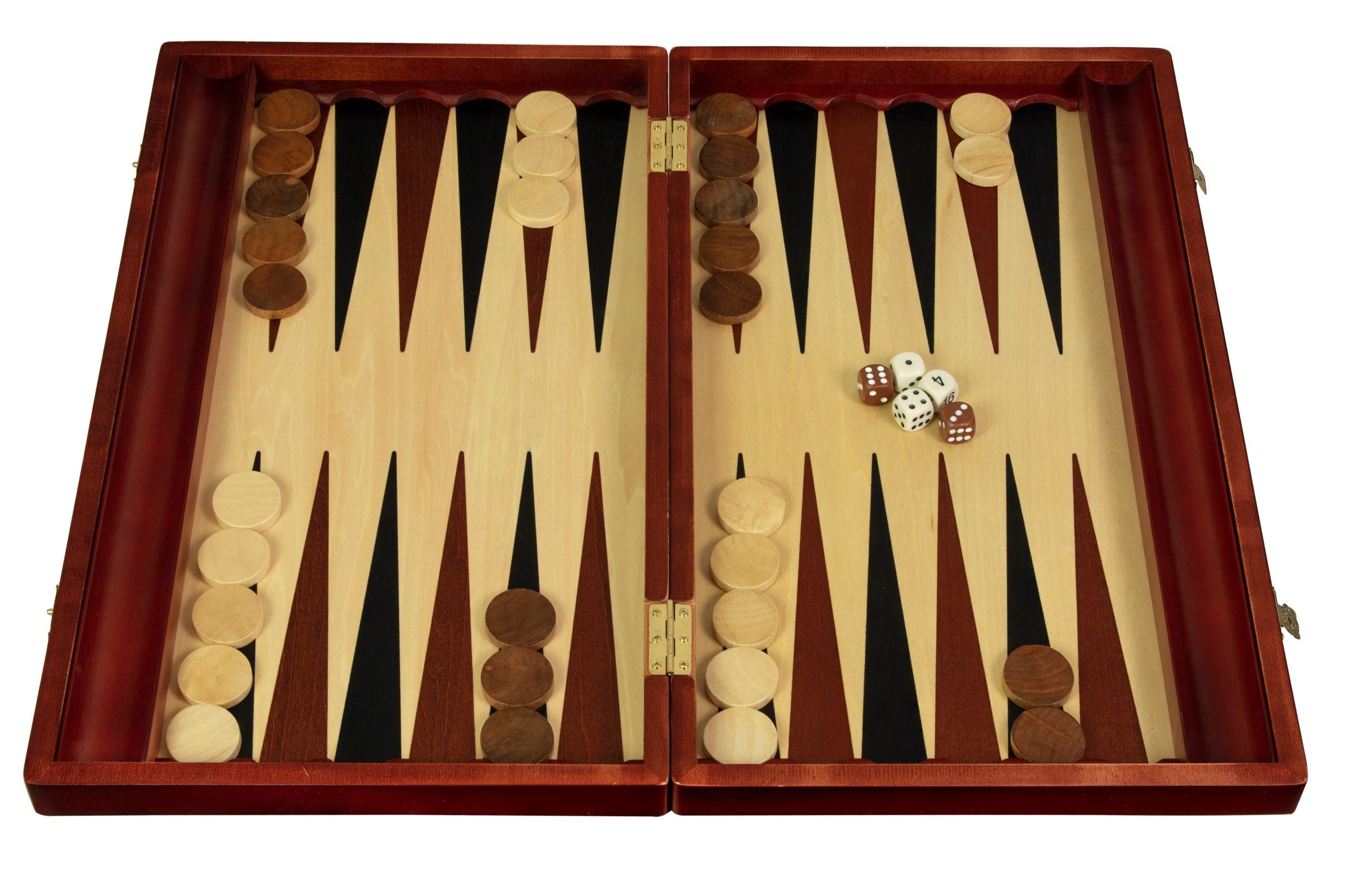 BACKGAMMON - LARGE TRICTRAK - BACKGAMMON - LARGE TRICTRAK