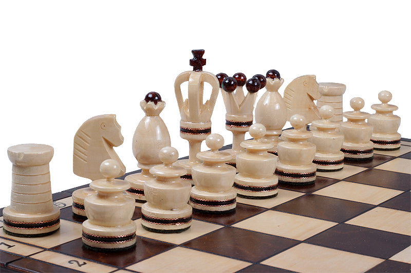 Juego de ajedrez de madera plegable Taracea 49 x 49 cm - Juego de ajedrez de madera plegable Taracea 49 x 49 cm