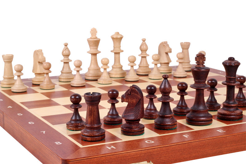 Set di scacchi da torneo n. 5 Inarsia (48x48cm) - Set di scacchi da torneo n. 5 Inarsia (48x48cm)