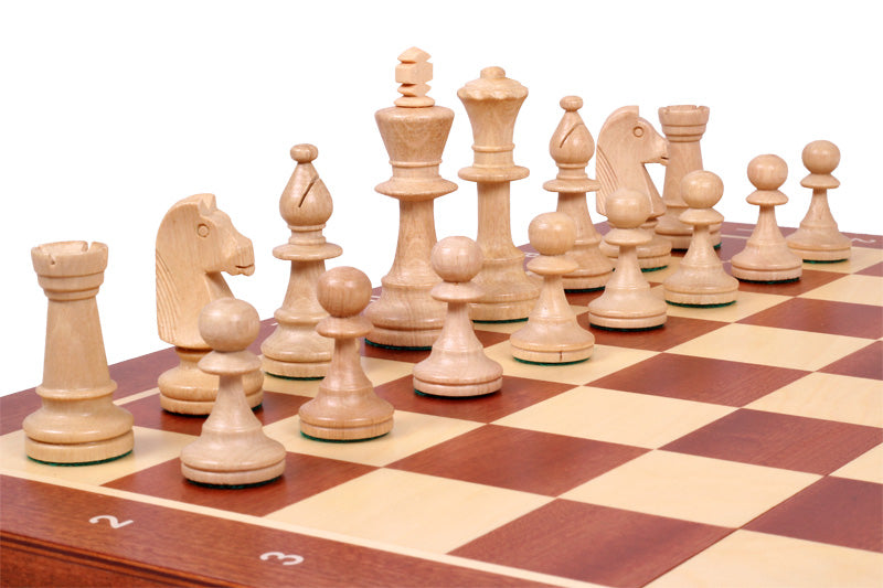 Set di scacchi da torneo n. 5 Inarsia (48x48cm) - Set di scacchi da torneo n. 5 Inarsia (48x48cm)