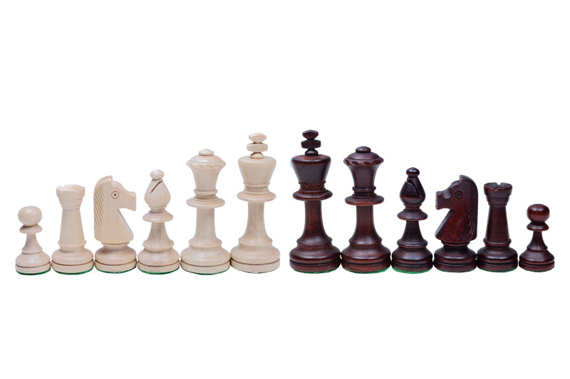 Juego de ajedrez de madera plegable Regente 49 x 49 cm - Juego de ajedrez de madera plegable Regente 49 x 49 cm