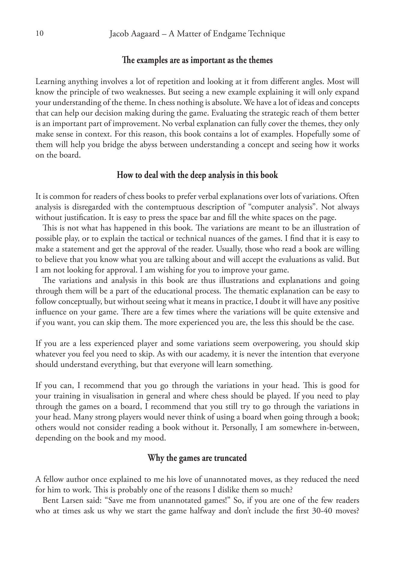 A Matter of Endgame Technique by Jacob Aagaard (hardcover) - A Matter of Endgame Technique by Jacob Aagaard (hardcover)
