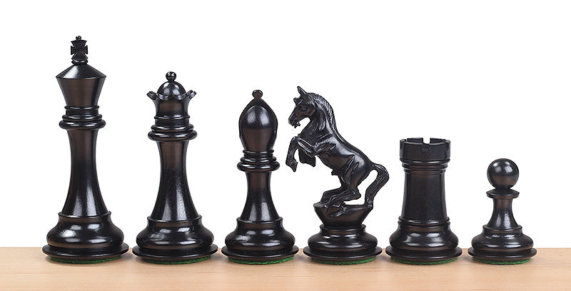 Alexander Ebenholz 4 Zoll Schachfiguren - Alexander Ebenholz 4 Zoll Schachfiguren