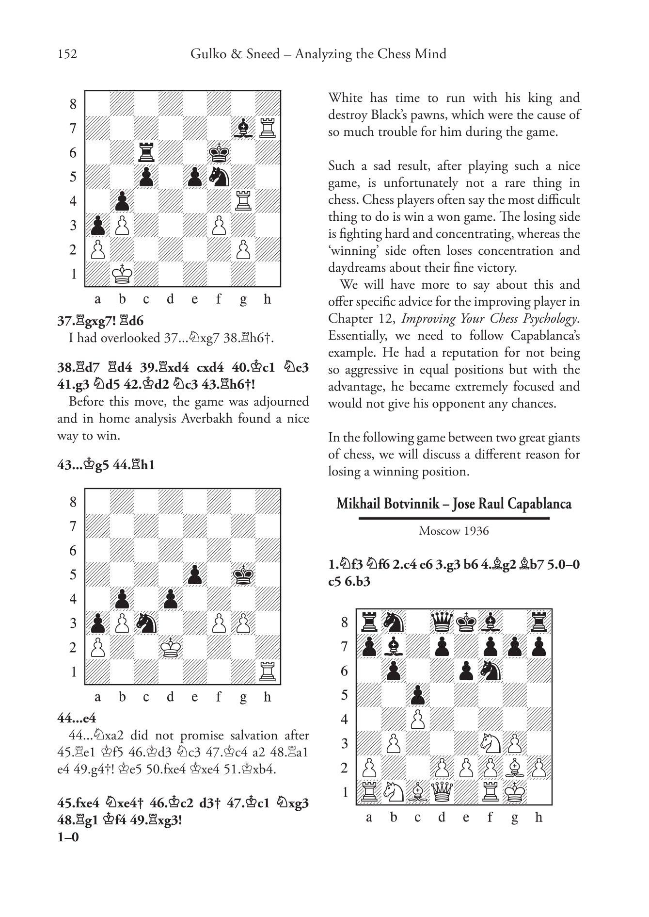 Analyzing the Chess Mind by Boris Gulko and Dr. Joel R. Sneed (hardcover) - Analyzing the Chess Mind by Boris Gulko and Dr. Joel R. Sneed (hardcover)
