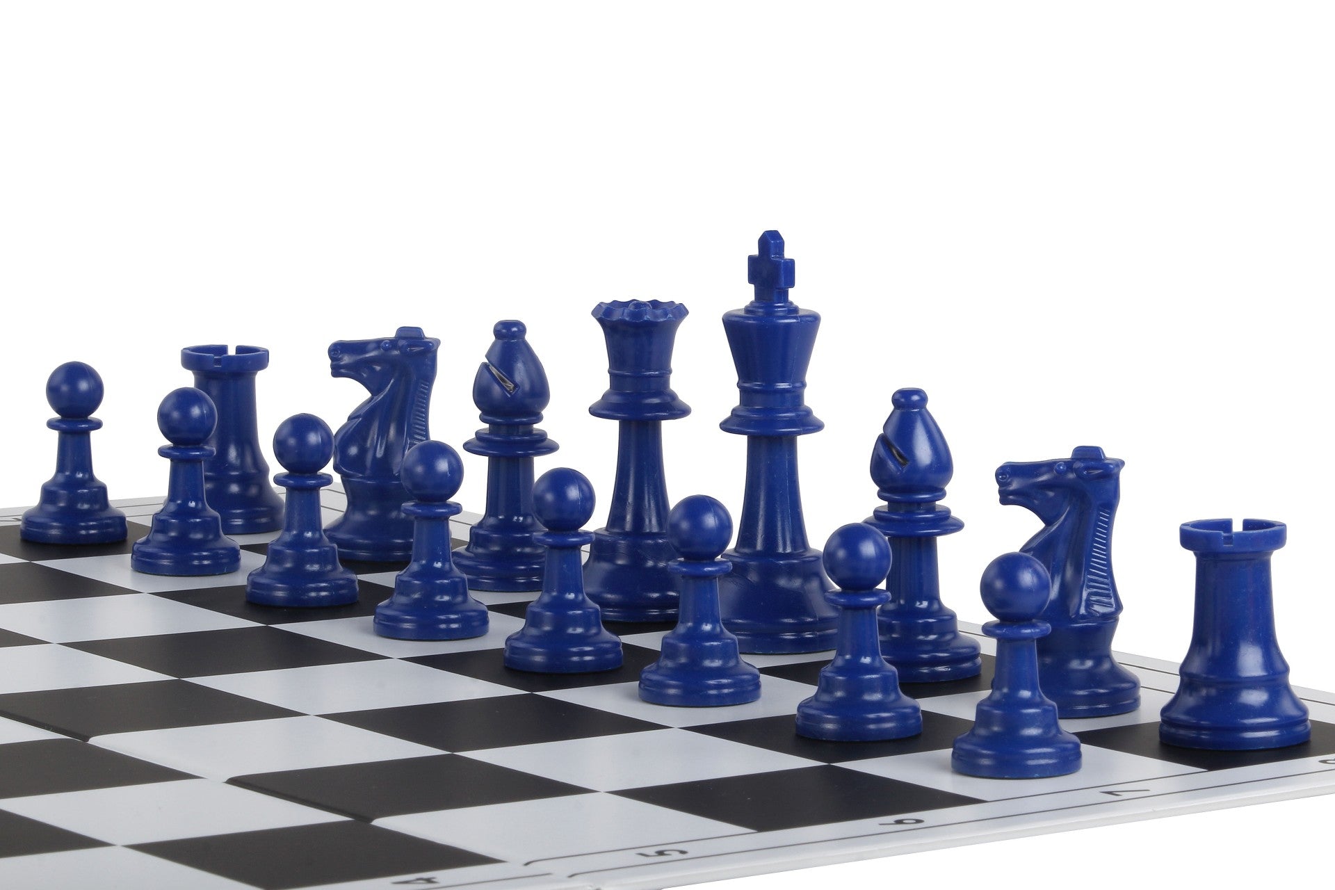 Blaue Schachfiguren Nr. 6 - Blaue Schachfiguren Nr. 6