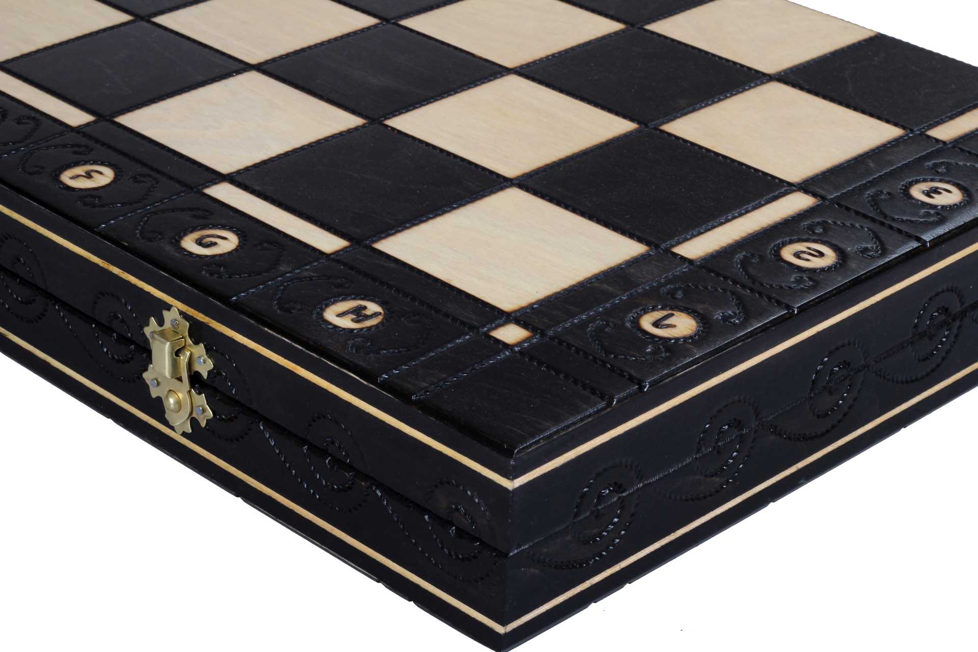AMBASSADOR Schachfiguren New Line (55x55cm) Farbe schwarz - AMBASSADOR Schachfiguren New Line (55x55cm) Farbe schwarz