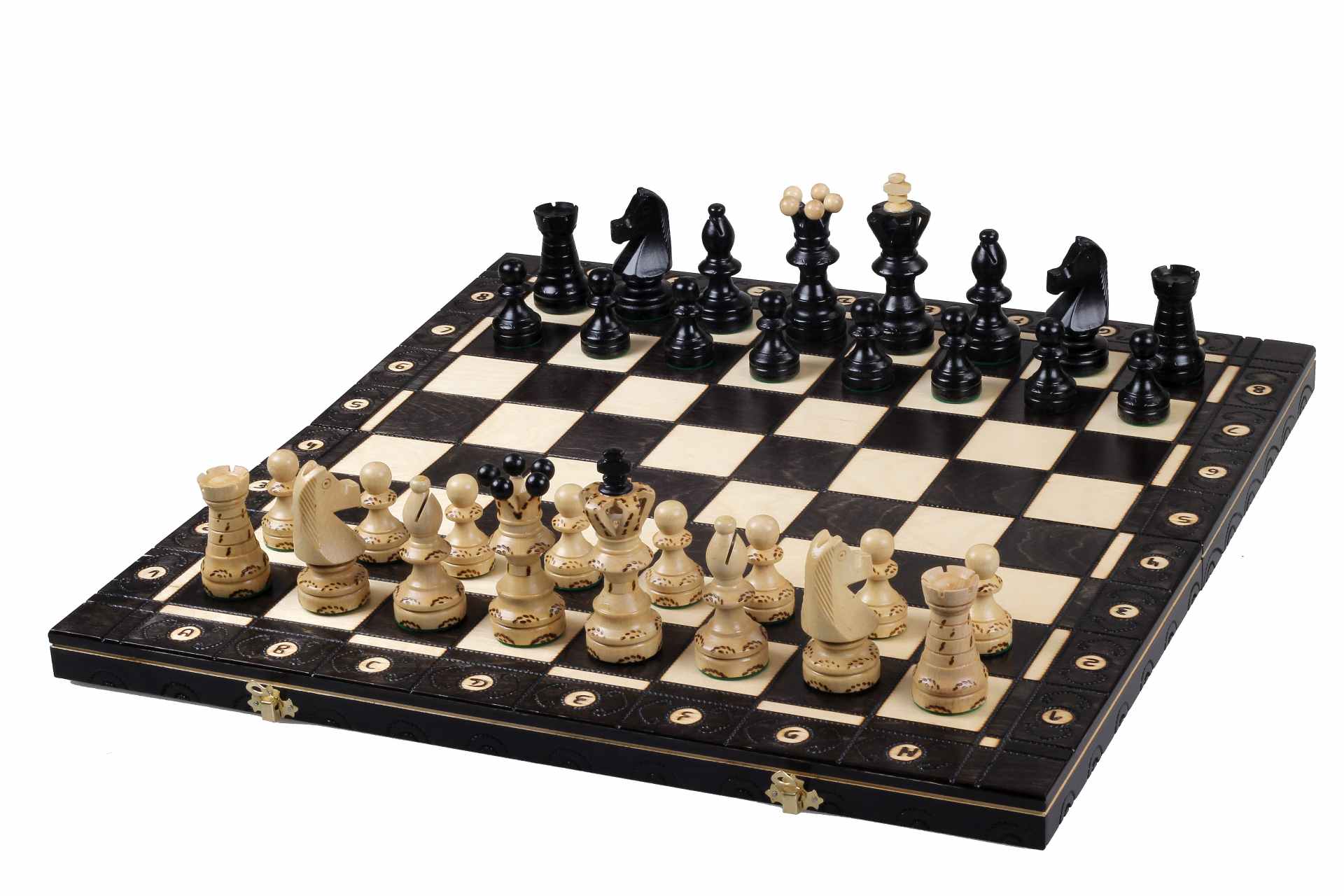 AMBASSADOR Schachfiguren New Line (55x55cm) Farbe schwarz - AMBASSADOR Schachfiguren New Line (55x55cm) Farbe schwarz