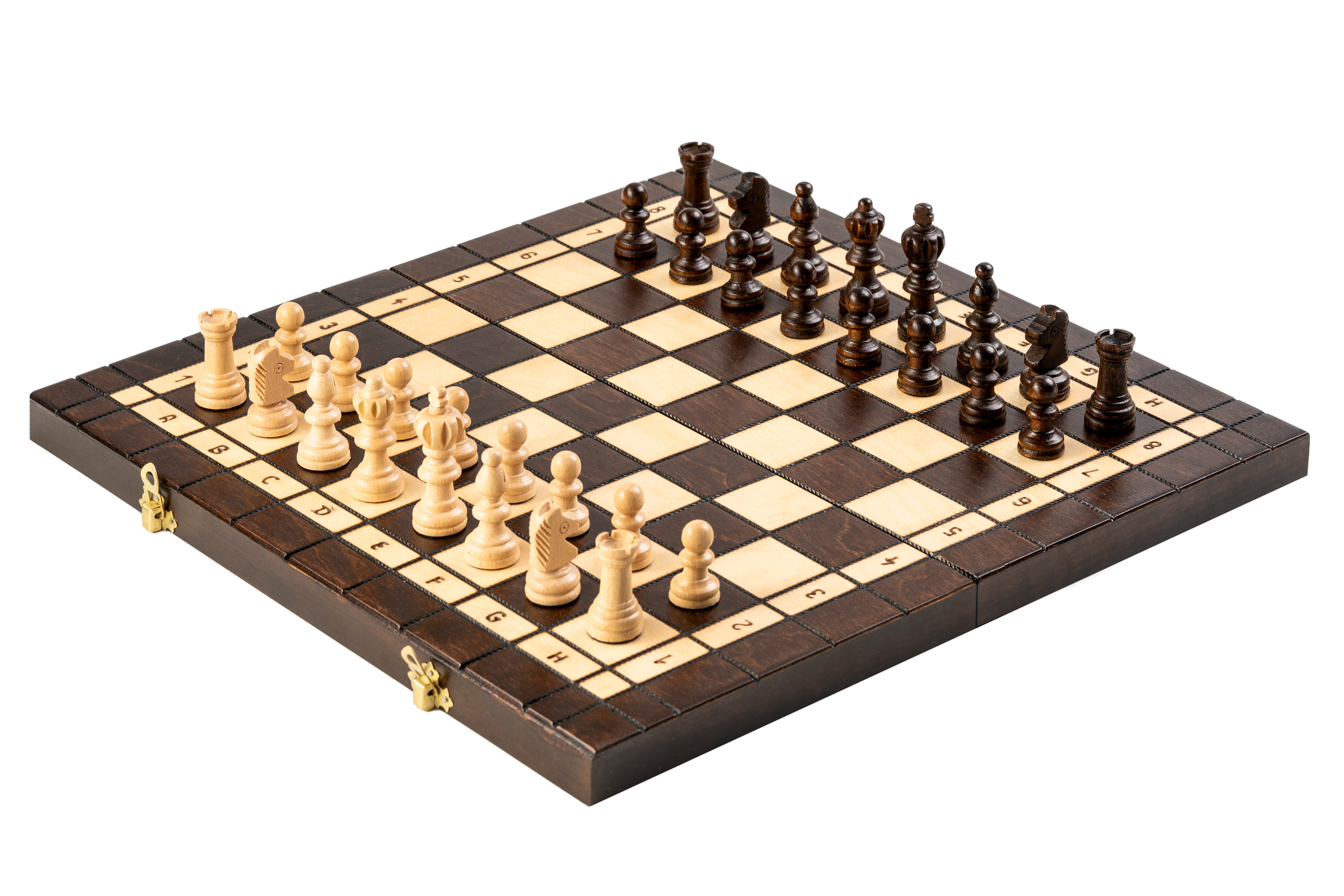 JUEGO DE MADERA 3 en 1 (40x40cm) CHASETS + WARCABS + BACKGAMMON - JUEGO DE MADERA 3 en 1 (40x40cm) CHASETS + WARCABS + BACKGAMMON