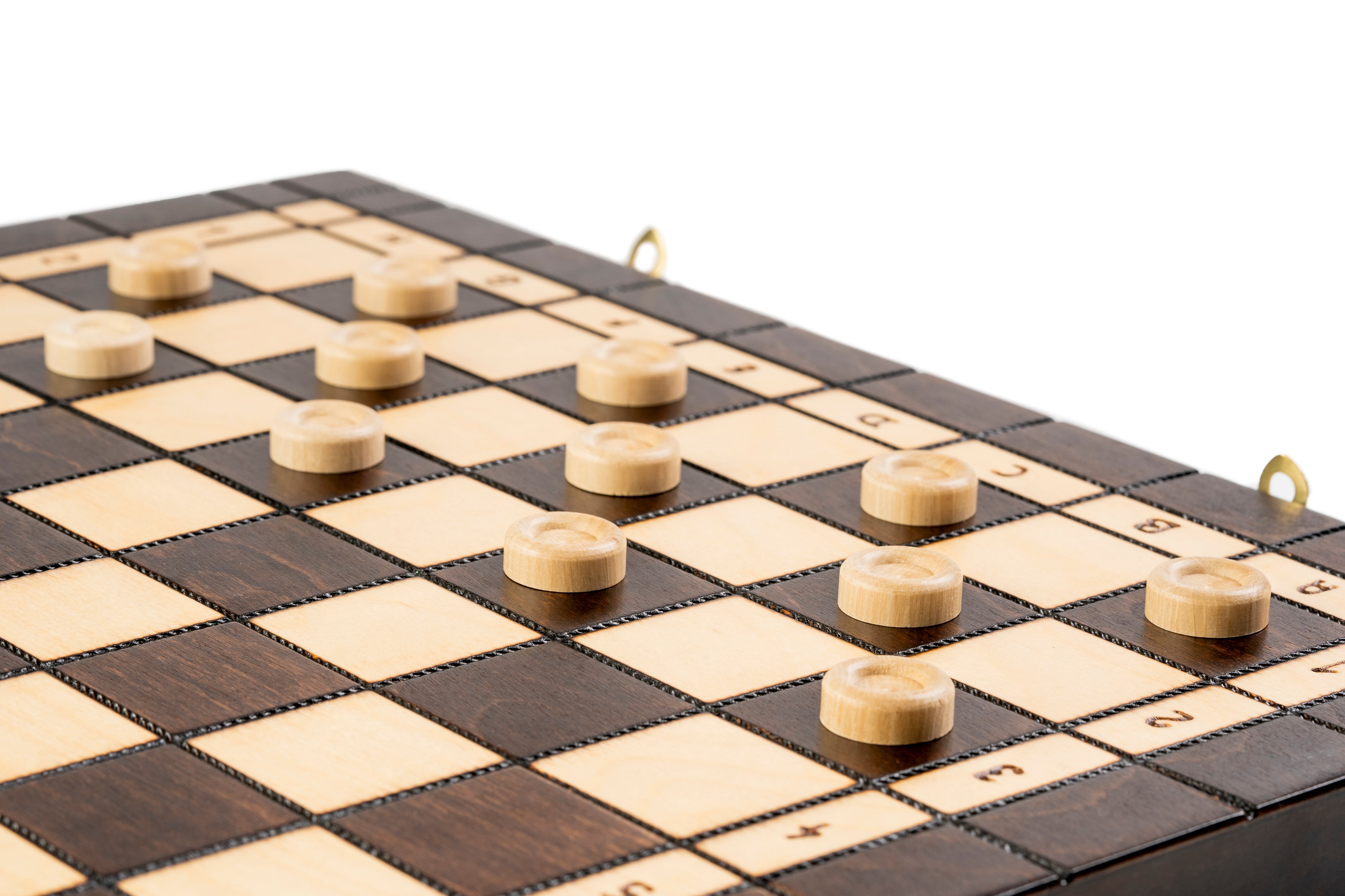 JUEGO DE MADERA 3 en 1 (40x40cm) CHASETS + WARCABS + BACKGAMMON - JUEGO DE MADERA 3 en 1 (40x40cm) CHASETS + WARCABS + BACKGAMMON