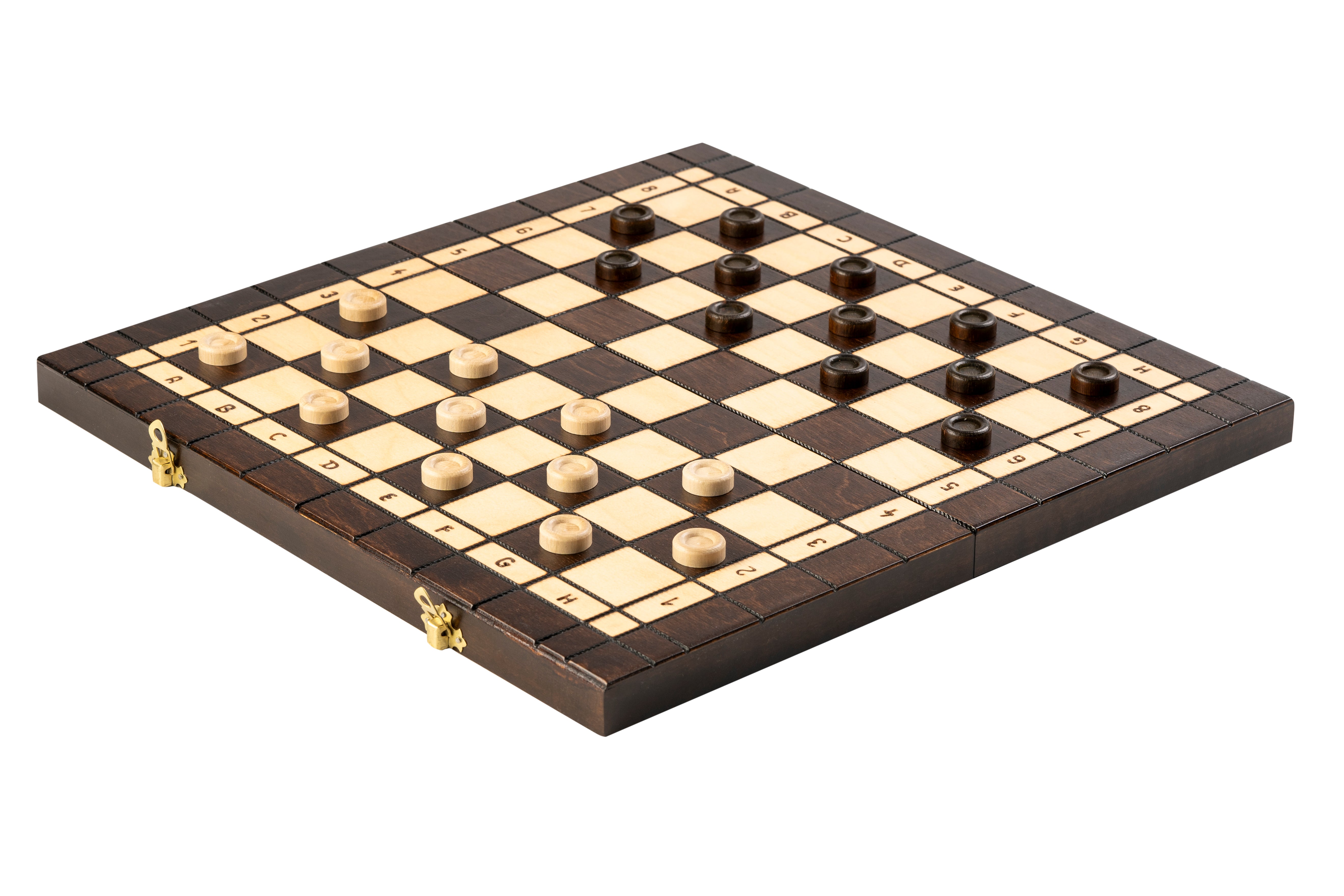 JUEGO DE MADERA 3 en 1 (40x40cm) CHASETS + WARCABS + BACKGAMMON - JUEGO DE MADERA 3 en 1 (40x40cm) CHASETS + WARCABS + BACKGAMMON