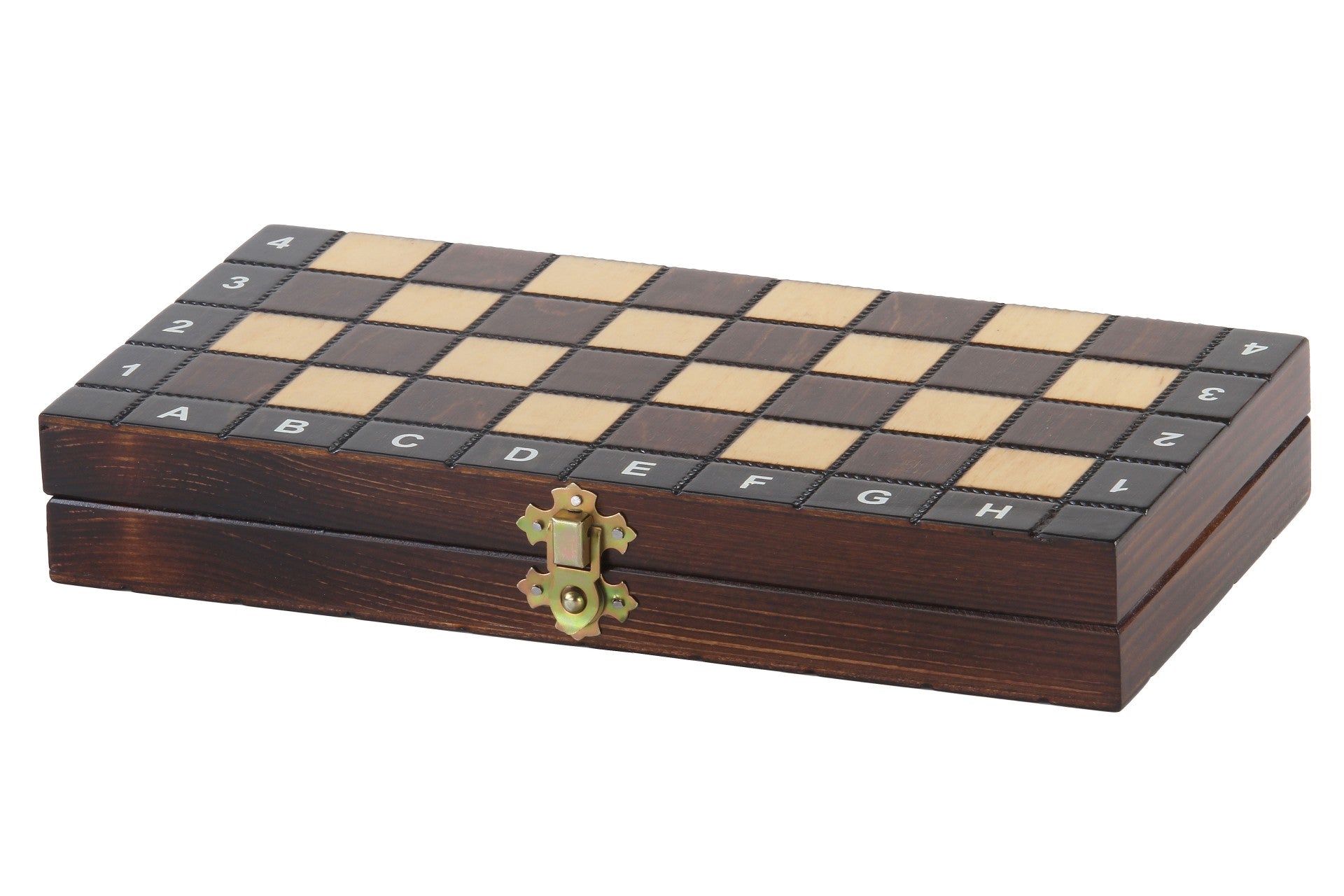 SCHOOL BOARD OF WOOD (28x28cm) - Schach + Dame + BACKGAMMON - SCHOOL BOARD OF WOOD (28x28cm) - Schach + Dame + BACKGAMMON