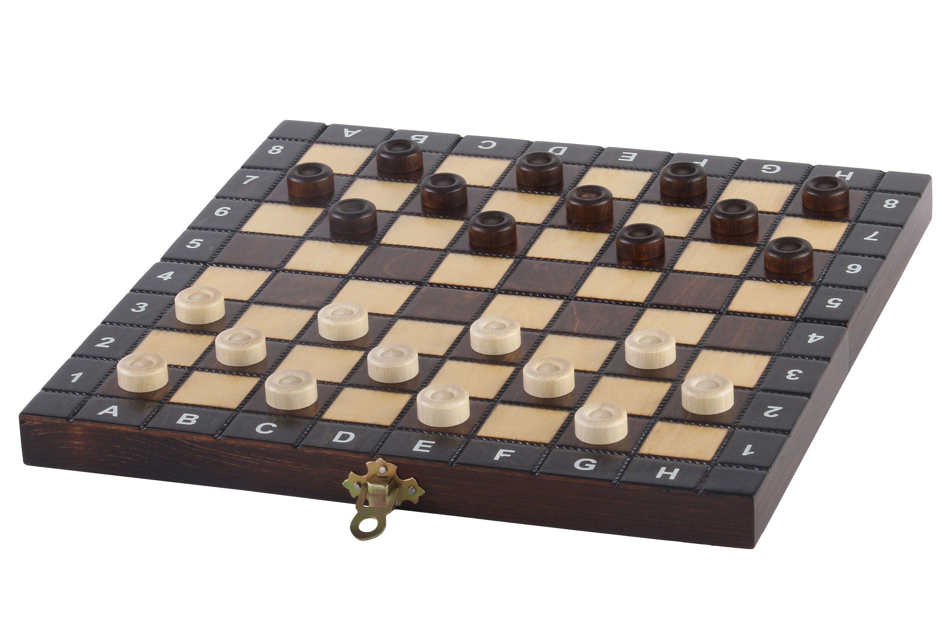 SCHOOL BOARD OF WOOD (28x28cm) - Schach + Dame + BACKGAMMON - SCHOOL BOARD OF WOOD (28x28cm) - Schach + Dame + BACKGAMMON