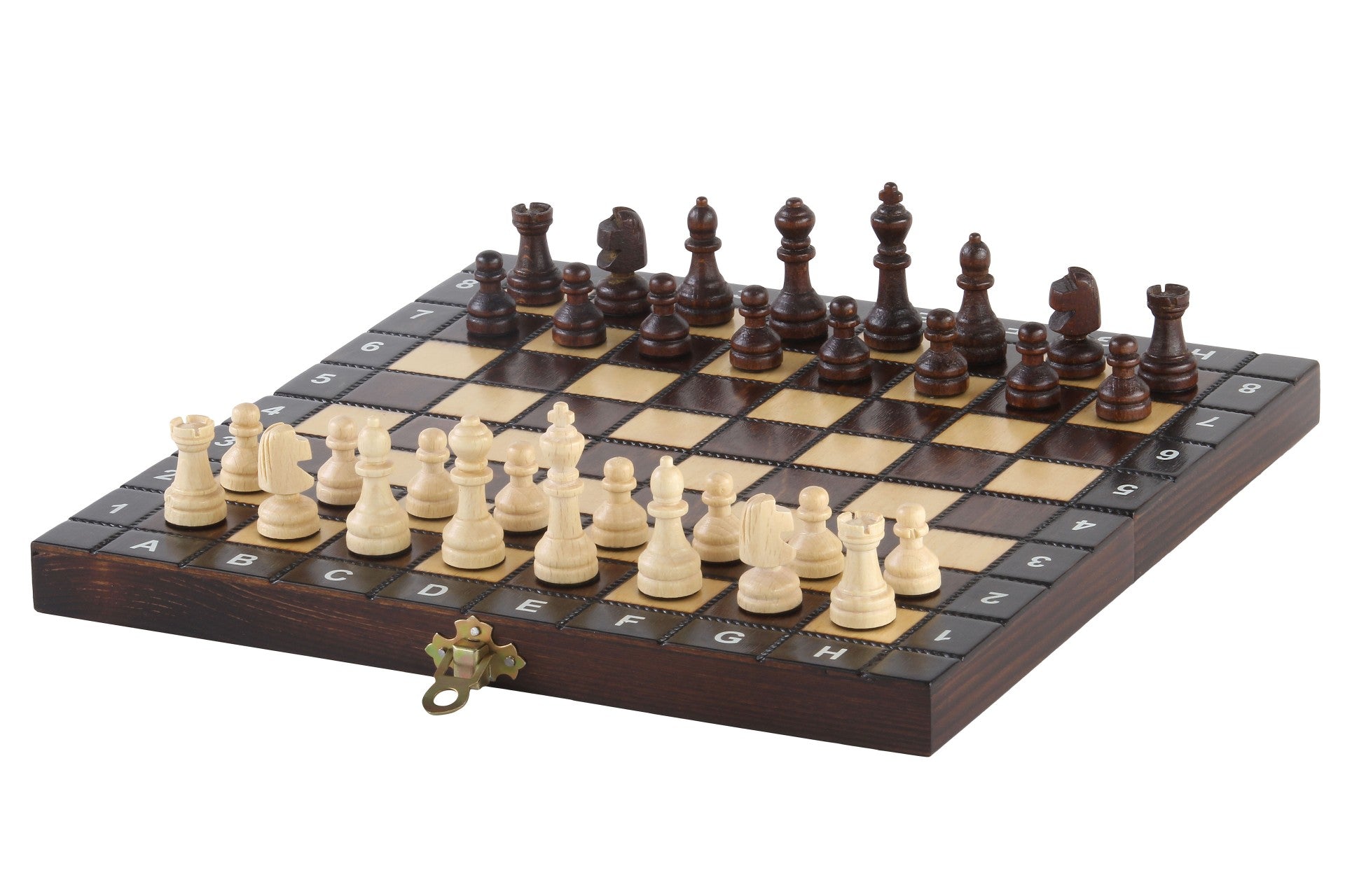 SCHOOL BOARD OF WOOD (28x28cm) - Schach + Dame + BACKGAMMON - SCHOOL BOARD OF WOOD (28x28cm) - Schach + Dame + BACKGAMMON