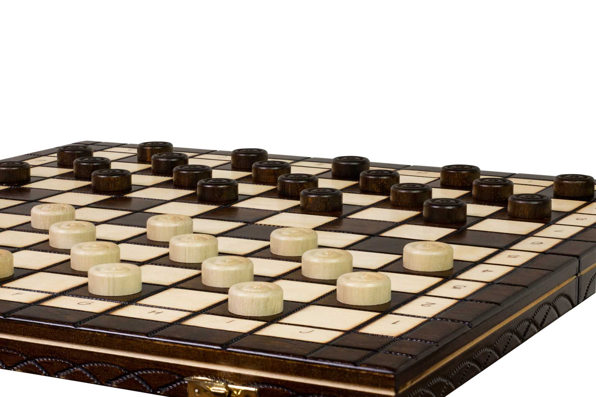 Juego de ajedrez Capablanca de madera con tablero 10 x 10 marrón - Juego de ajedrez Capablanca de madera con tablero 10 x 10 marrón