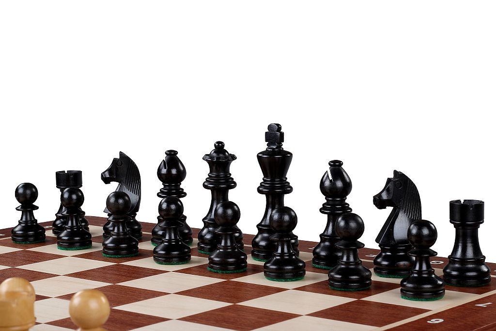 Tournament Chess No. 6 German ebonised - Tournament Chess No. 6 German ebonised
