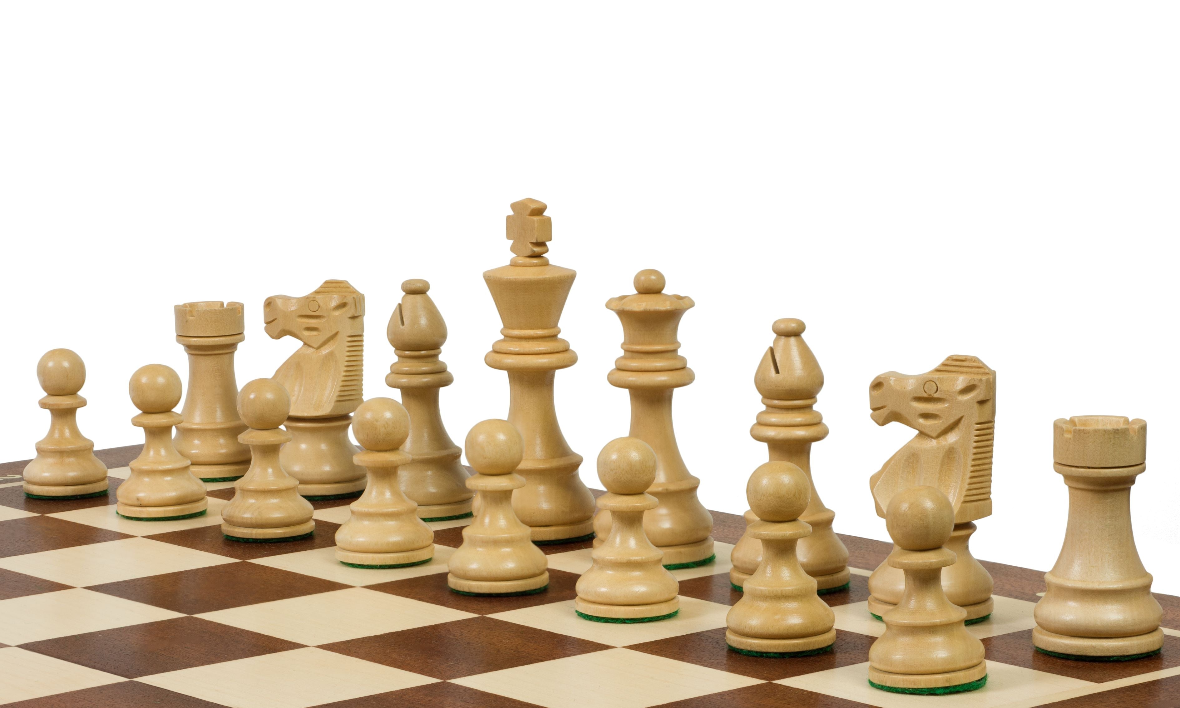 Juego de ajedrez de madera French de 3,75 pulgadas (cuadros de 58 mm) - 5f1589893805389250ebb9d78b7d51bc