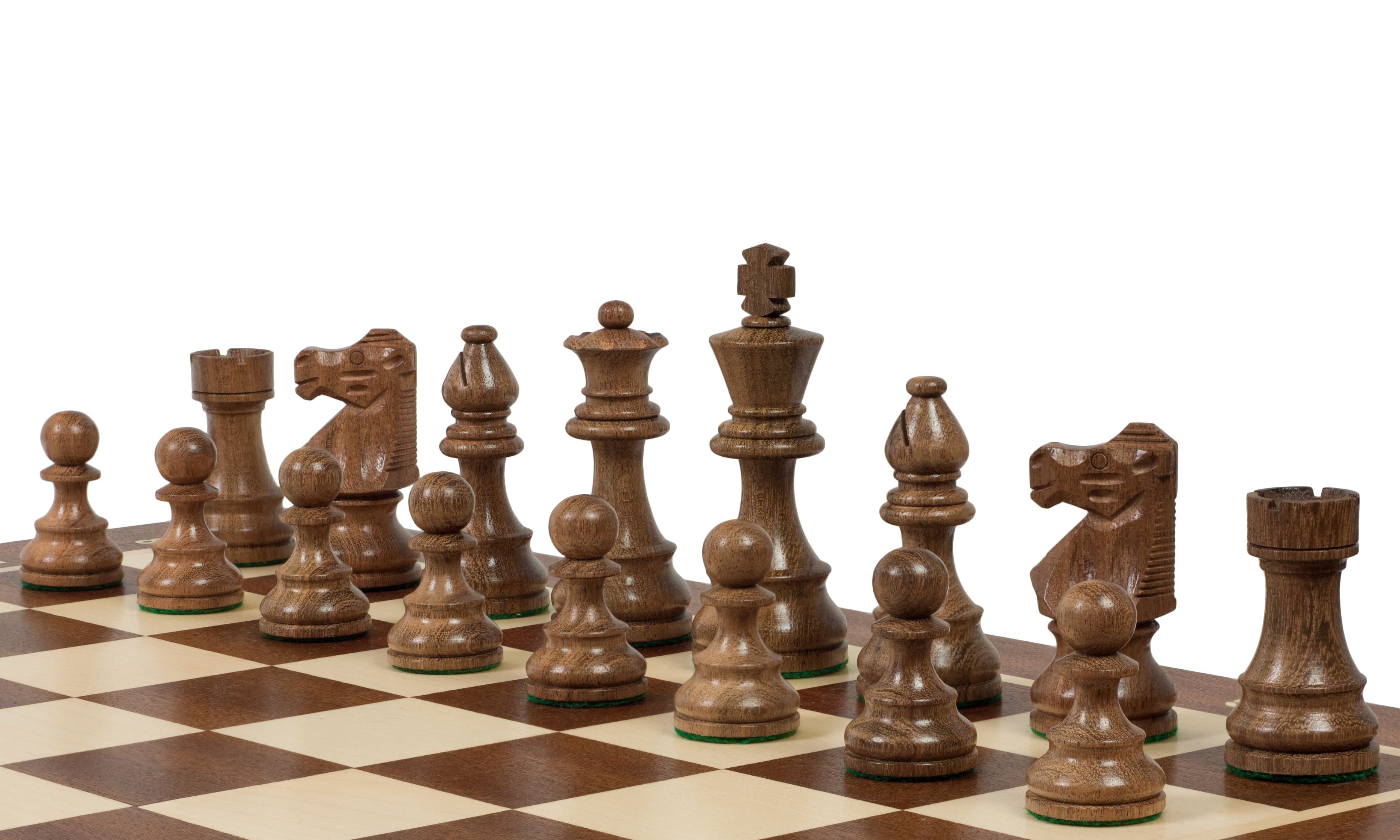 Juego de ajedrez de madera French de 3,75 pulgadas (cuadros de 58 mm) - c209caa7c1c7e876f582b586b9457be0
