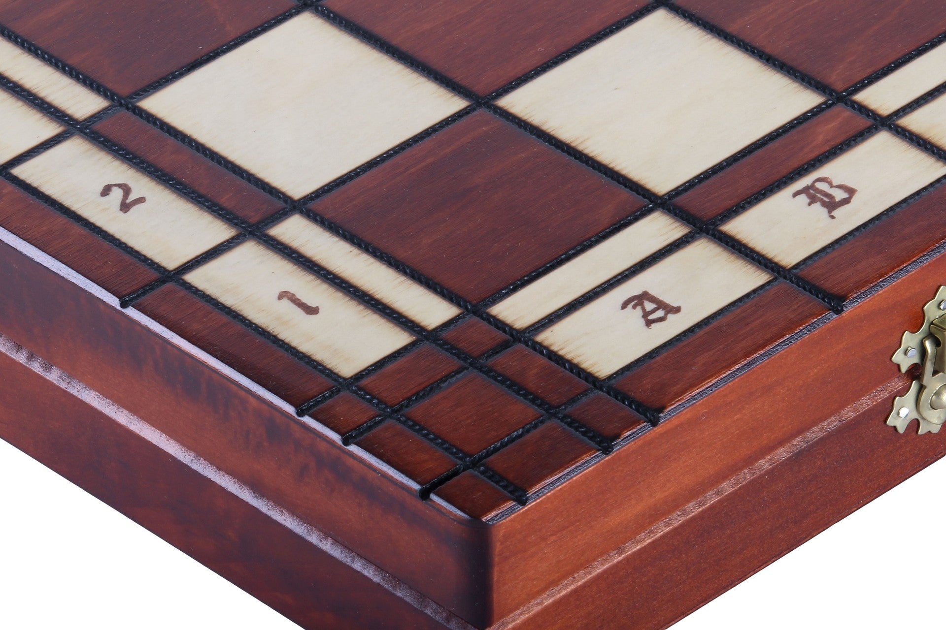 Juego de ajedrez de madera plegable Campeón 55 x 55 cm - Juego de ajedrez de madera plegable Campeón 55 x 55 cm