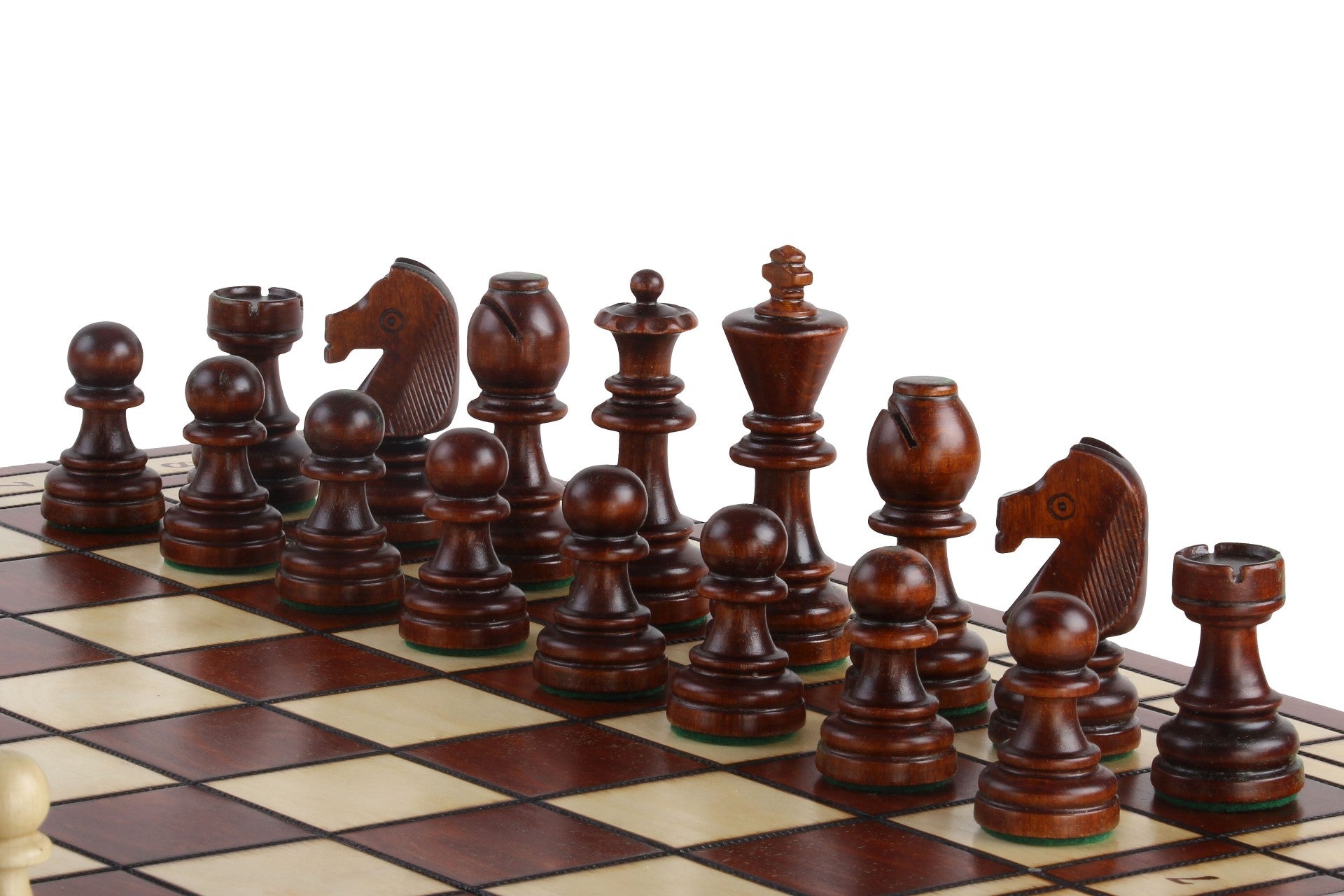 Juego de ajedrez de madera plegable Campeón 55 x 55 cm - Juego de ajedrez de madera plegable Campeón 55 x 55 cm