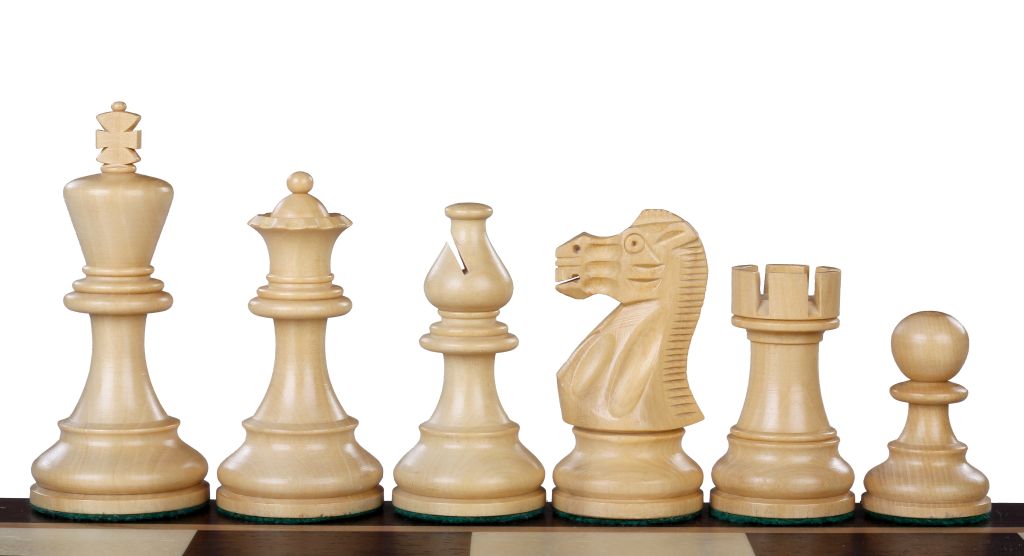American Classic Acacia/Buckthorn Chess Figures 3 inches - American Classic Acacia/Buckthorn Chess Figures 3 inches