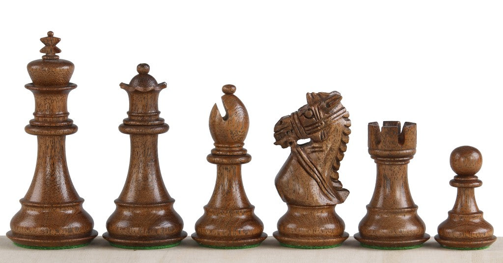 King's Bridal Acacia/Buckthorn Chess Figures 3.75 - King's Bridal Acacia/Buckthorn Chess Figures 3.75