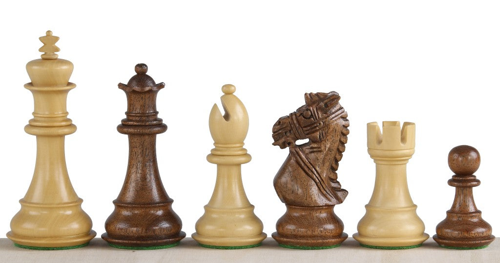 King's Bridal Acacia/Buckthorn Chess Figures 3.75 - King's Bridal Acacia/Buckthorn Chess Figures 3.75