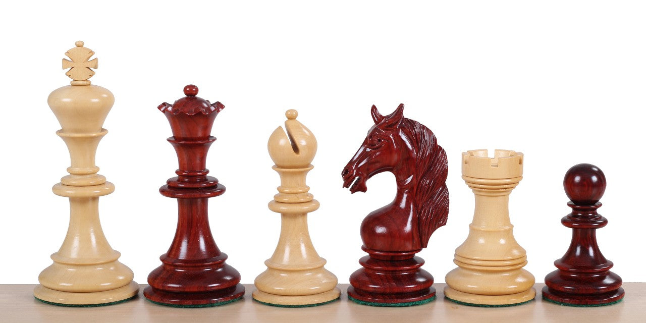 piezas de ajedrez Unicorn de madera de padouk, 10,8 cm - piezas de ajedrez Unicorn de madera de padouk, 10,8 cm