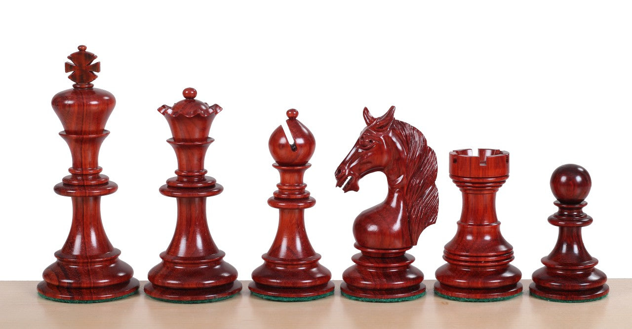 piezas de ajedrez Unicorn de madera de padouk, 10,8 cm - piezas de ajedrez Unicorn de madera de padouk, 10,8 cm