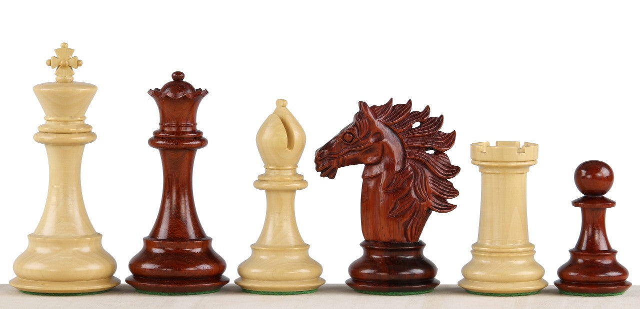 BAGGIO piezas DE AJEDREZ DE MADERA ROJA 4 PULGADAS - BAGGIO piezas DE AJEDREZ DE MADERA ROJA 4 PULGADAS