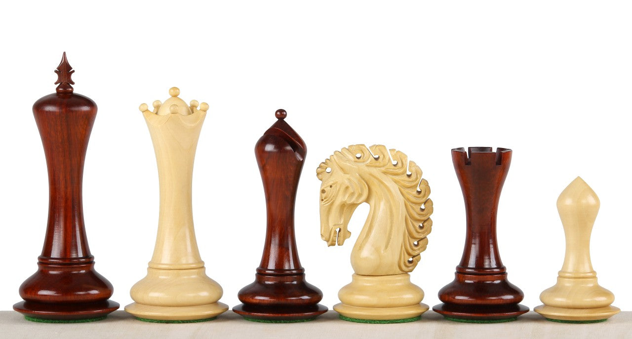 piezas de ajedrez Empire Paduk de 4,25 pulgadas - piezas de ajedrez Empire Paduk de 4,25 pulgadas