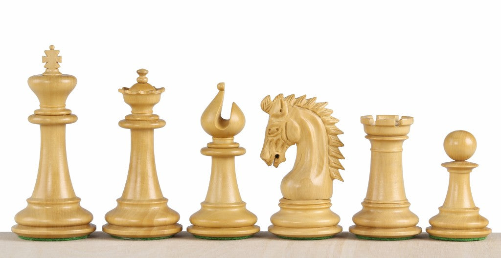 Sheikh Ebenholz Schachfiguren 4 Zoll - Sheikh Ebenholz Schachfiguren 4 Zoll