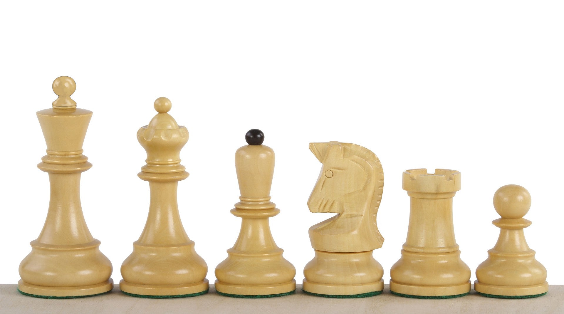 Pièces d'échecs Dubrovnik Acacia en bois d'acacia et buis - set de pièces de Taille 3,75'' - Pièces d'échecs Dubrovnik Acacia en bois d'acacia et buis - set de pièces de Taille 3,75''