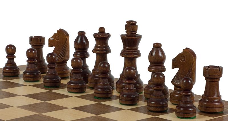 Scacchi da torneo Sunrise No. 3 Exclusive (30x30cm) WALNUT - Scacchi da torneo Sunrise No. 3 Exclusive (30x30cm) WALNUT