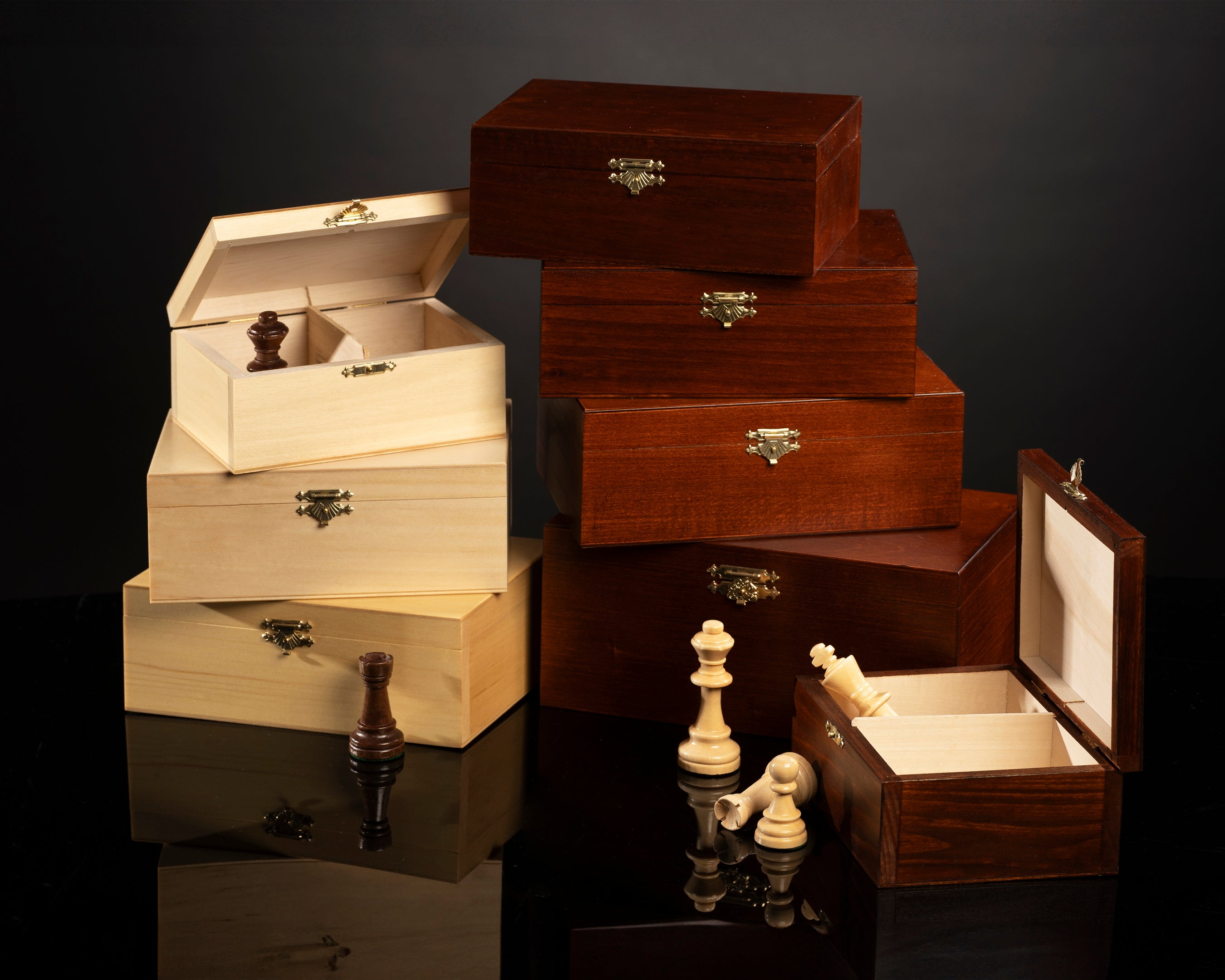 STAUNTON n.º 4 Caja de madera - 10a83bde77f9a6e8521eb0f7a28d141a