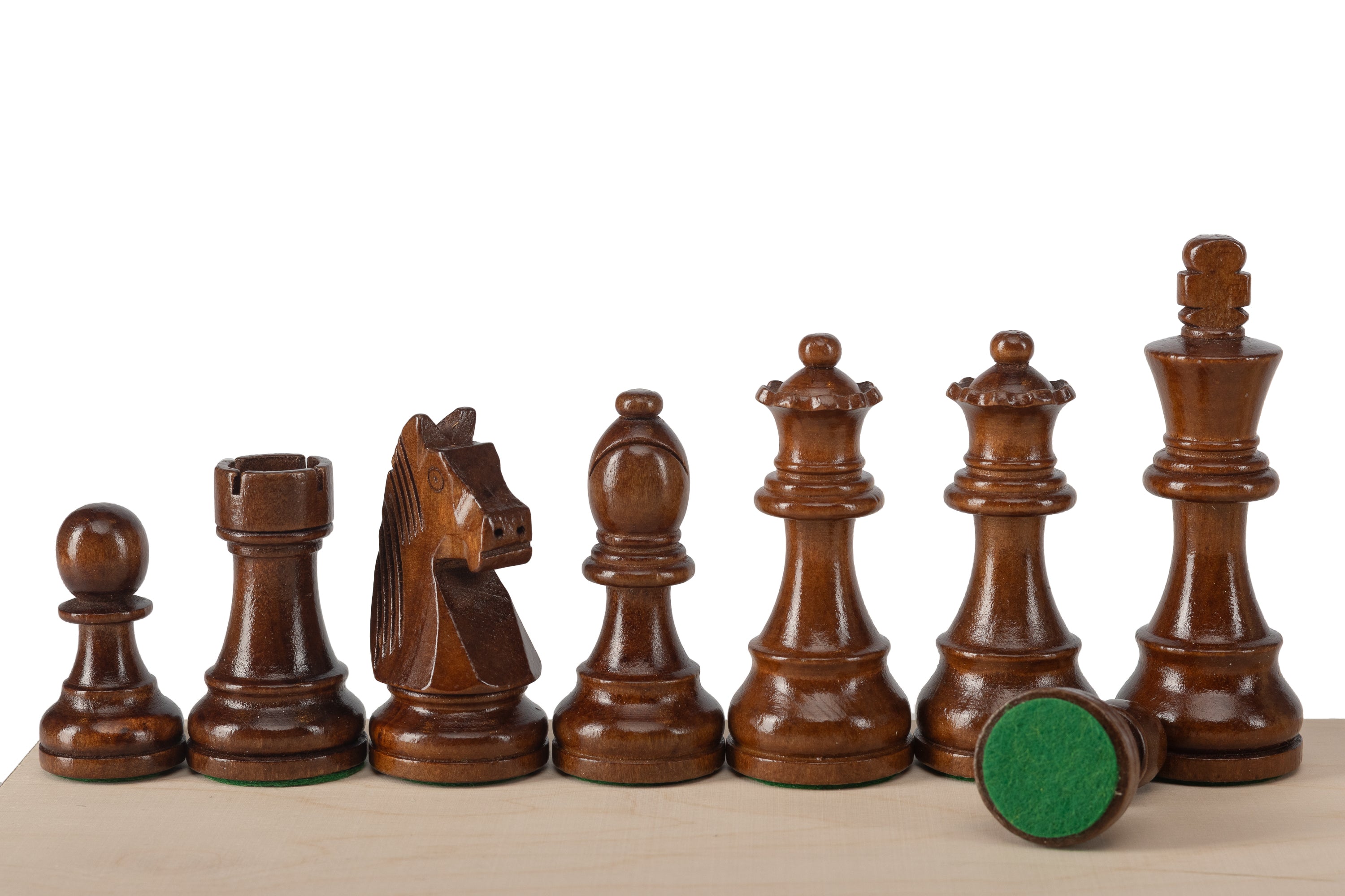 German 5+ Chess Pieces | King 98 mm | weighted - German 5+ Chess Pieces | King 98 mm | weighted