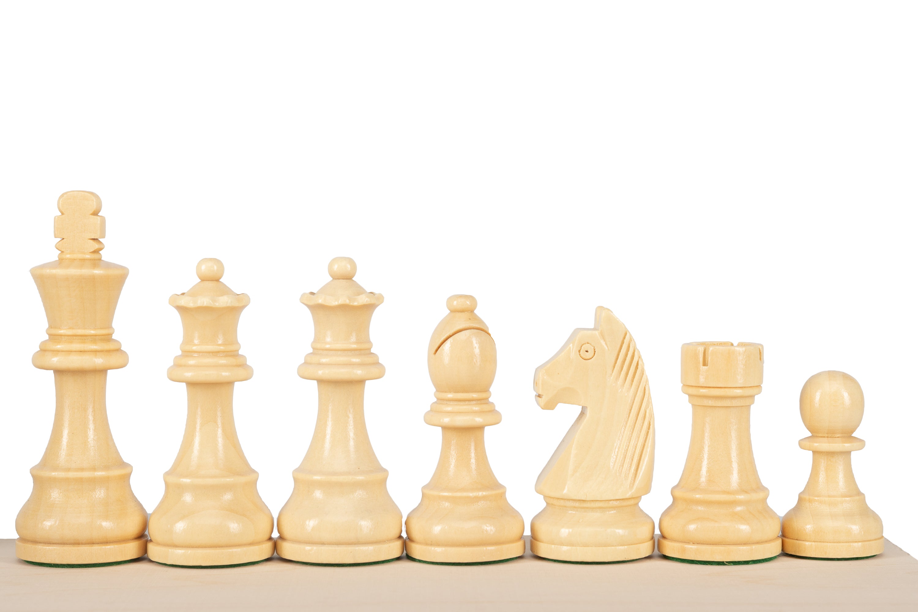 German 5+ Chess Pieces | King 98 mm | weighted - German 5+ Chess Pieces | King 98 mm | weighted