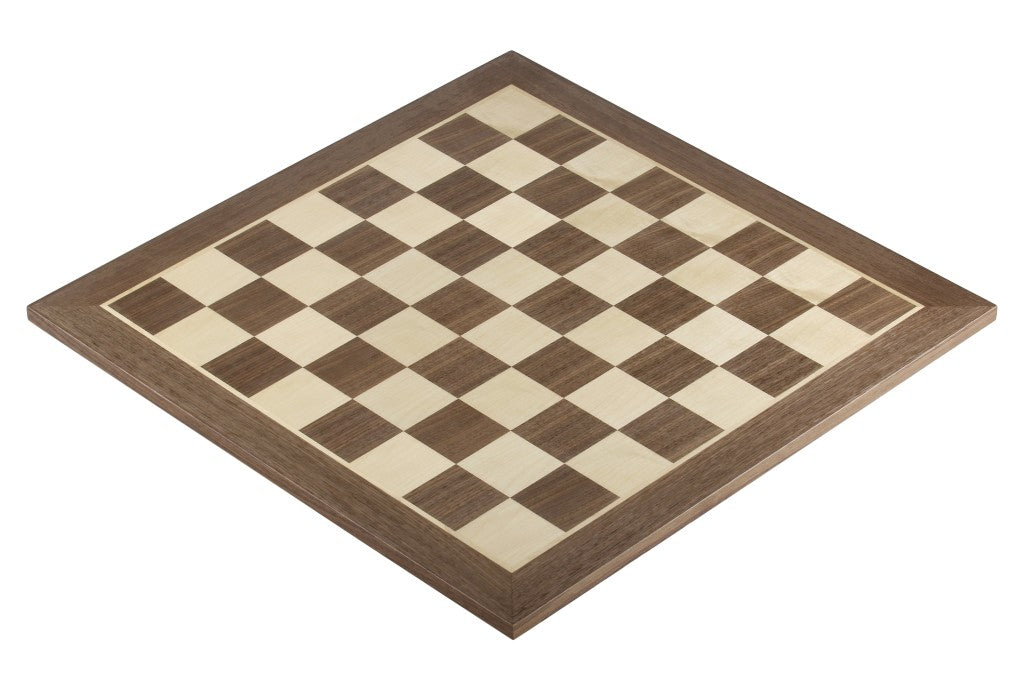 Échiquier en marqueterie de bois de noyer et sycomore + Pièces d'échecs Timeless Ebonized - Ensemble de taille 5 - aac5e266606c6b399e23f807533801bd