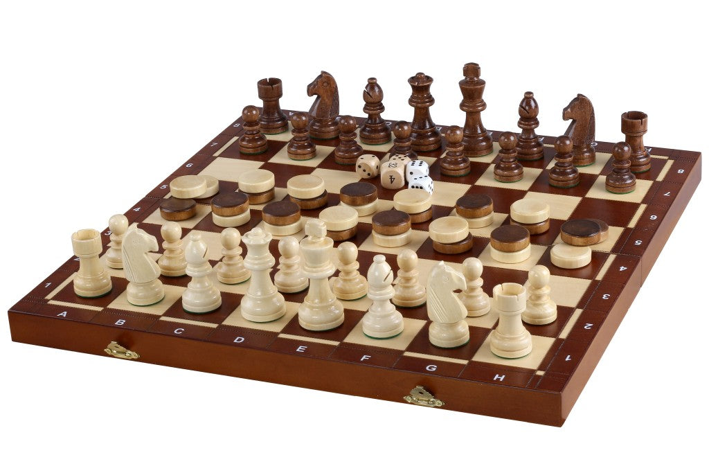 Turniejowe nr 4 CHESS + CHECKERS + BACKGAMMON - Turniejowe nr 4 CHESS + CHECKERS + BACKGAMMON