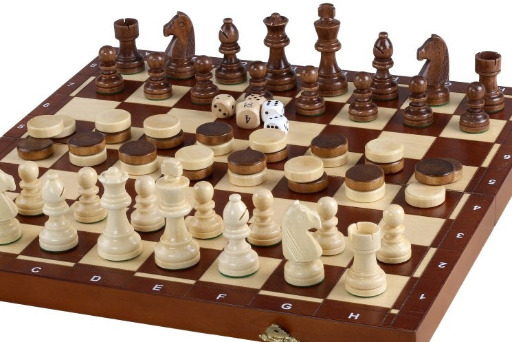 Turniejowe nr 4 CHESS + CHECKERS + BACKGAMMON - Turniejowe nr 4 CHESS + CHECKERS + BACKGAMMON