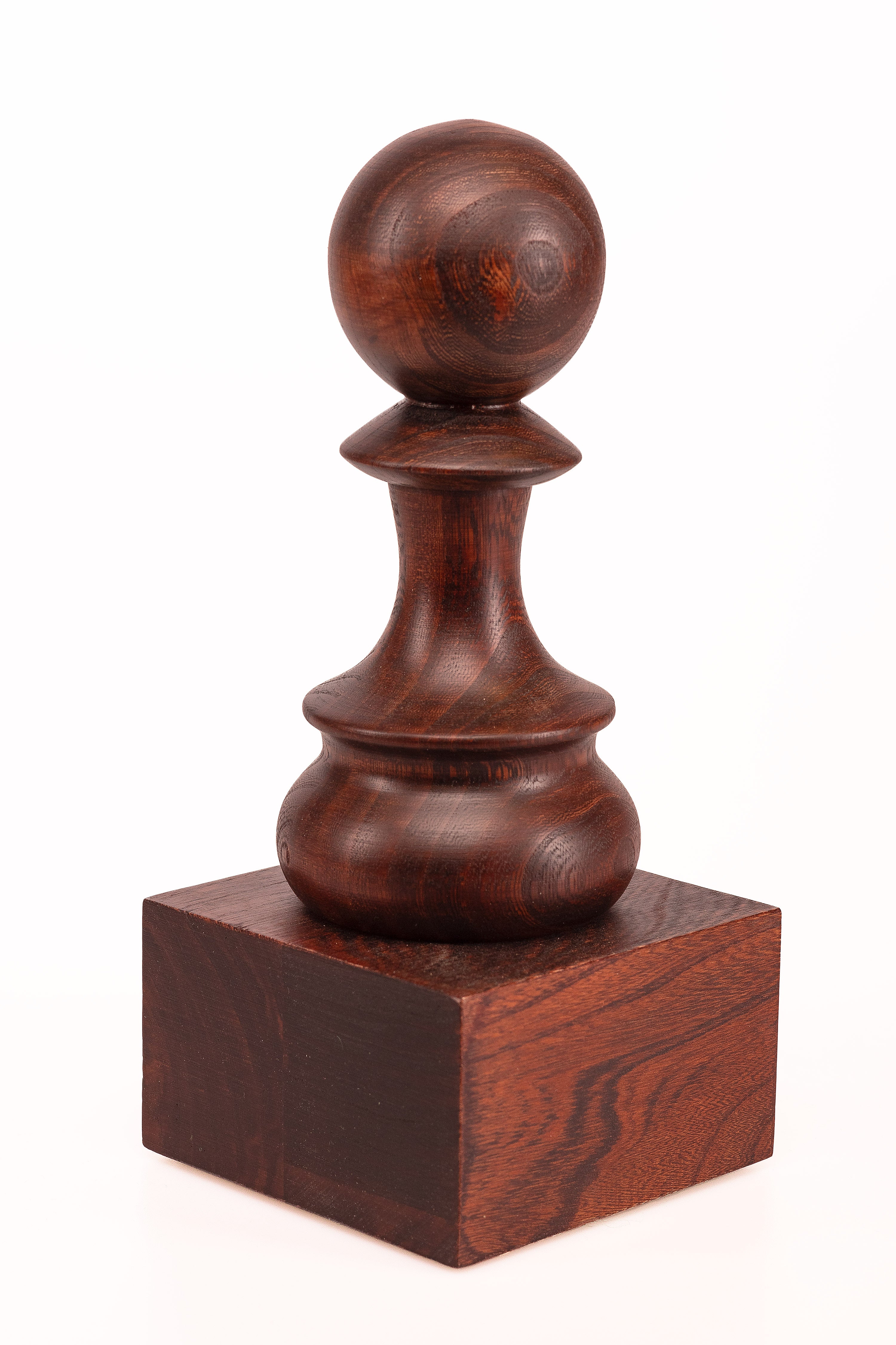 Wooden Chess Trophie - Black Pawn - Wooden Chess Trophie - Black Pawn